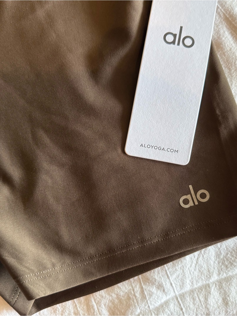 ALO Yoga Women's Athletic Shorts in Espresso